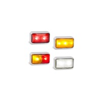 LED Autolamps 58 Series Outline Side Marker Light - Amber, White, Red