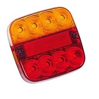 LED Autolamps SINGLE Trailer Light 12V - 99 Series with Licence